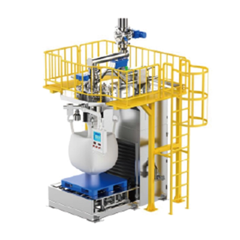 Rotary-type ton bag packaging machine